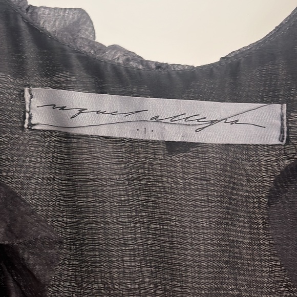 Raquel Allegra black tiered dress size 1 - Picture 6 of 7